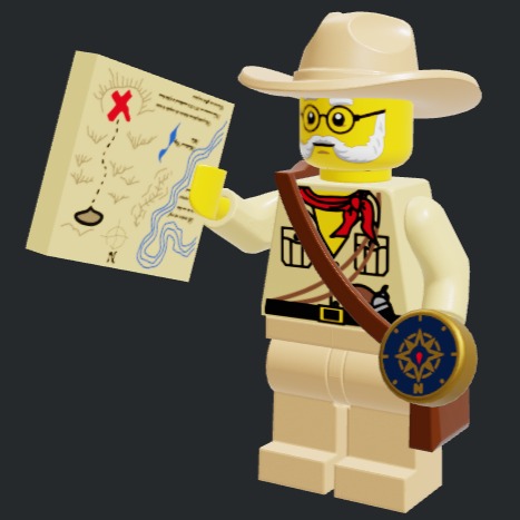 karakter lego arkeolog