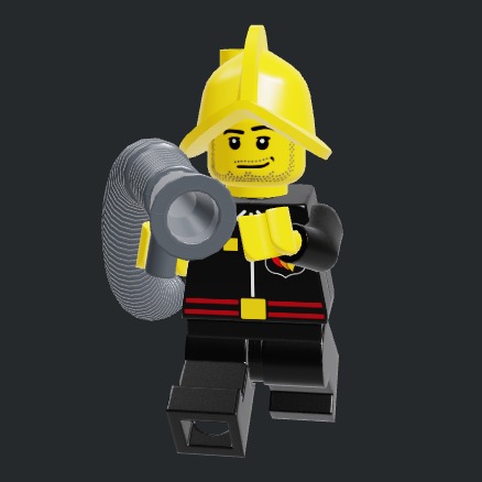 karakter lego pemadam kebakaran
