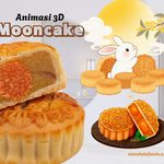 animasi 3d mooncake