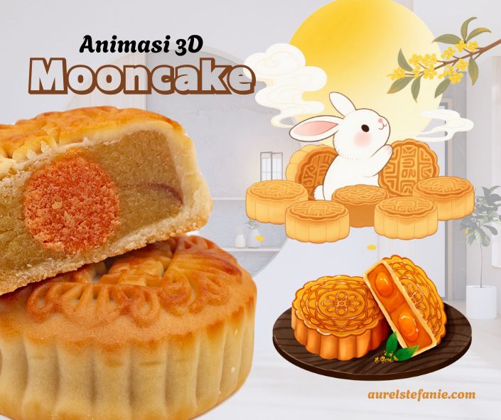 animasi 3d mooncake